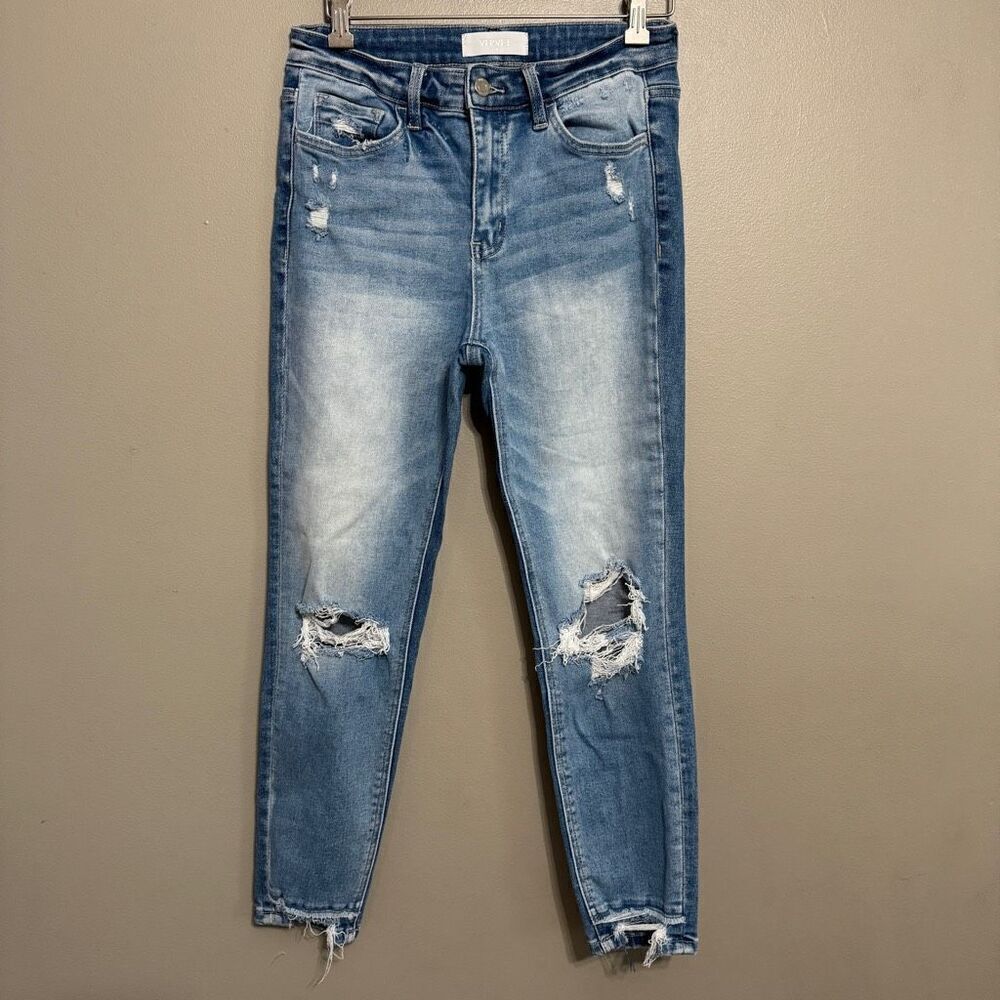 Vervet skinny distressed stretchy jean size 28